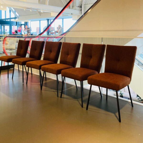 Verberckmoes Outlet - Lila stoel zonder wielen stof Rate 96 Verberckmoes Collectie set van 6 stoelen