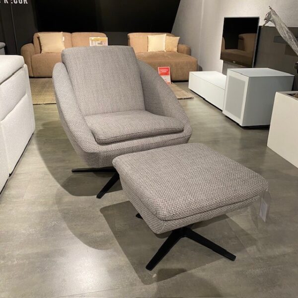 Zinneke fauteuil + poef RECOR
