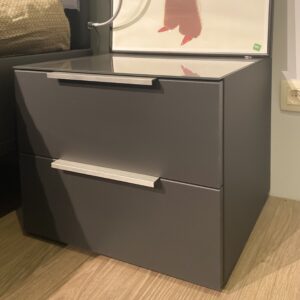 Verberckmoes Outlet – Nolte Concept Me 700 nachttafels (set van 2) in basalt, vooraanzicht