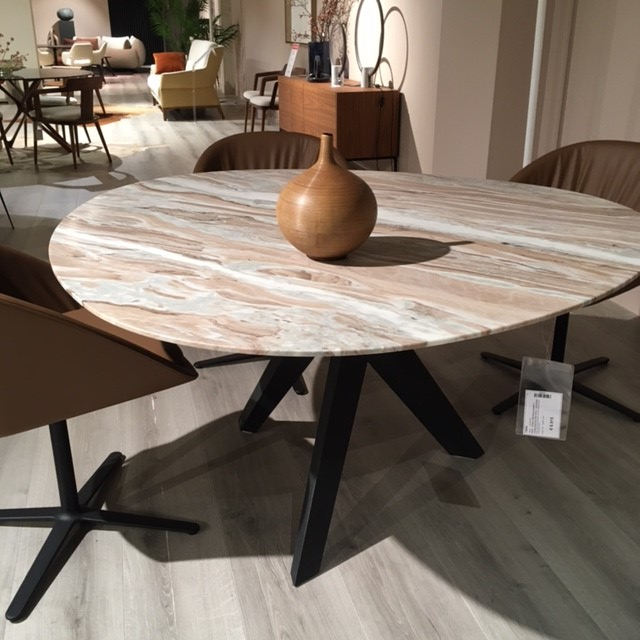 DRAENERT - Trilope tafel marmer