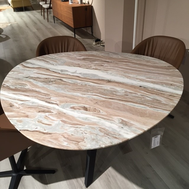DRAENERT - Trilope tafel marmer - Afbeelding 2