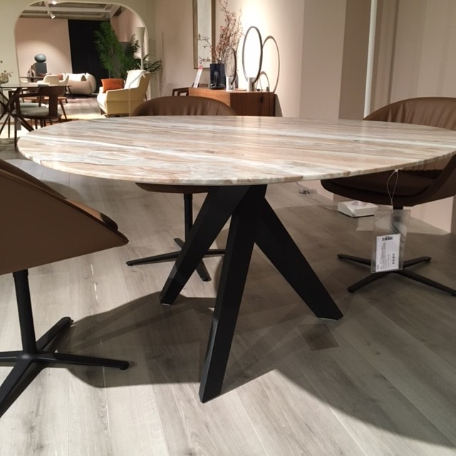 DRAENERT - Trilope tafel marmer - Afbeelding 3