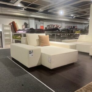 Passe Partout | Blocco modulaire opstelling 172x172cm – stof LSD Shaggy combi white 4185