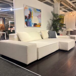 Passe Partout | Blocco modulaire opstelling 208x136cm – stof LSD Shaggy combi white 4185